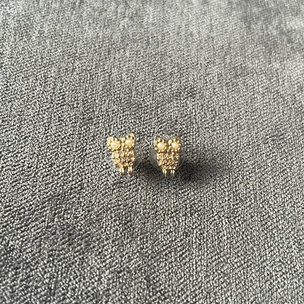 LC Lauren Conrad Owl Stud Earrings